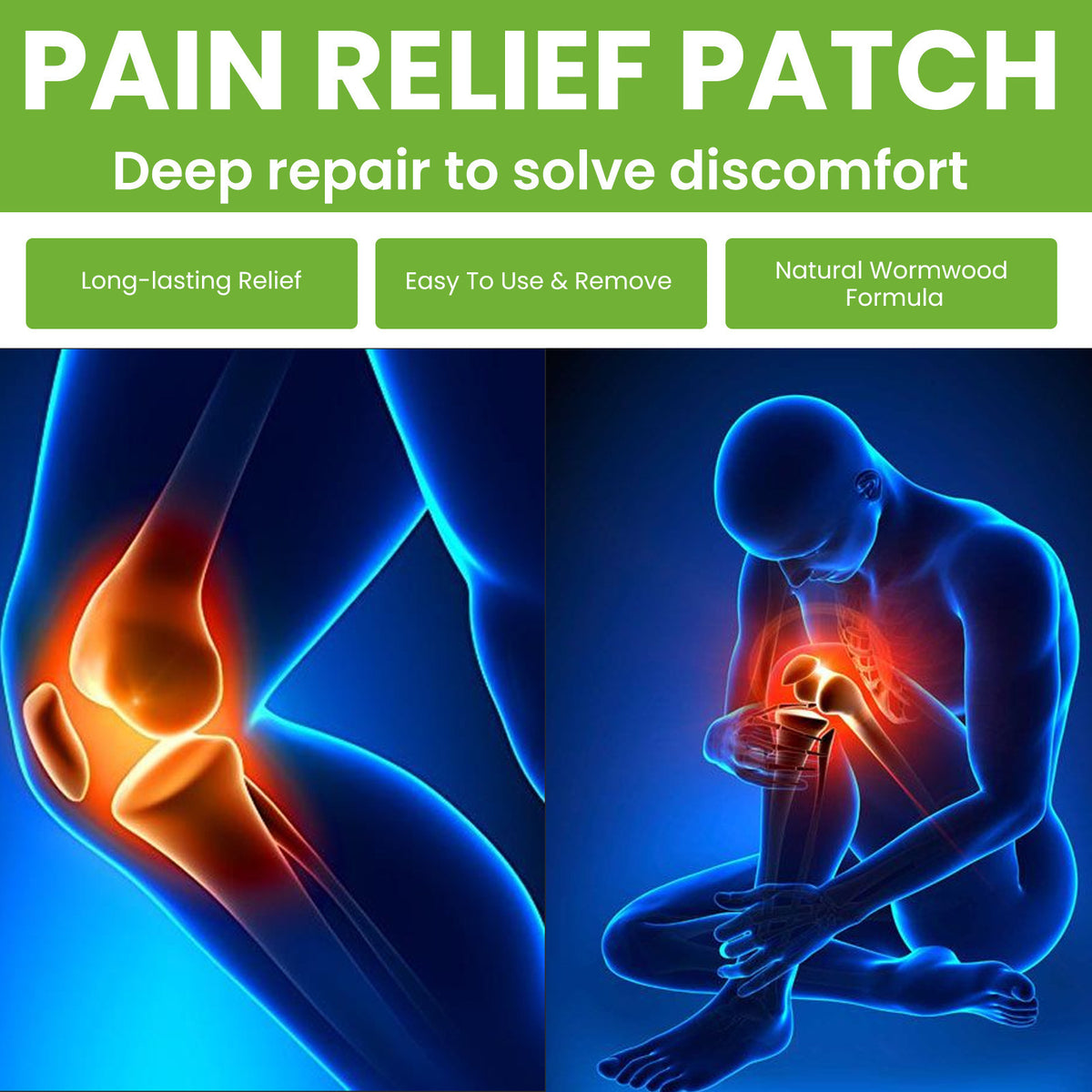 Herbal Neck Pain Relief Patches (12 pcs.)